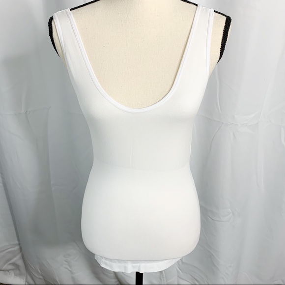 donna loren Other - Donna Loren white shapewear tank M donna loren Other - Donna Loren white shapewear tank M